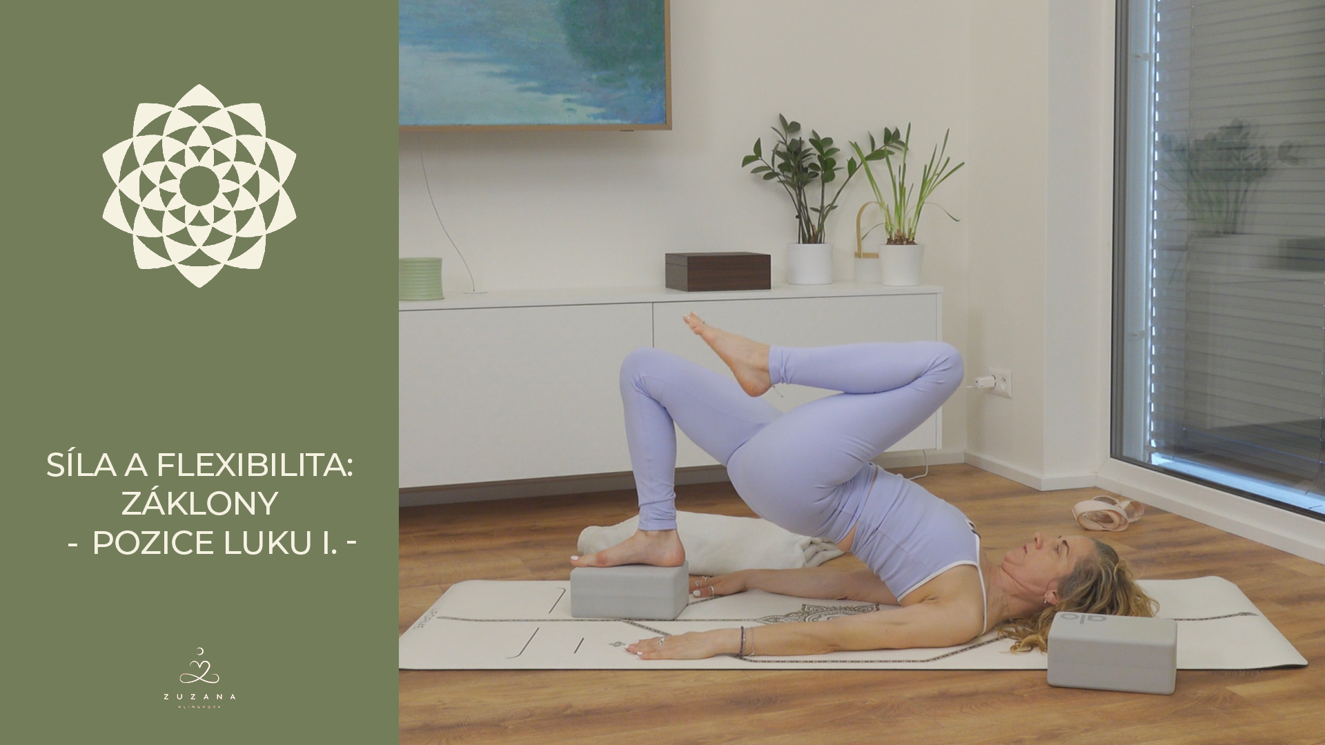 Síla a flexibilita pro záklony - pozice luku I.